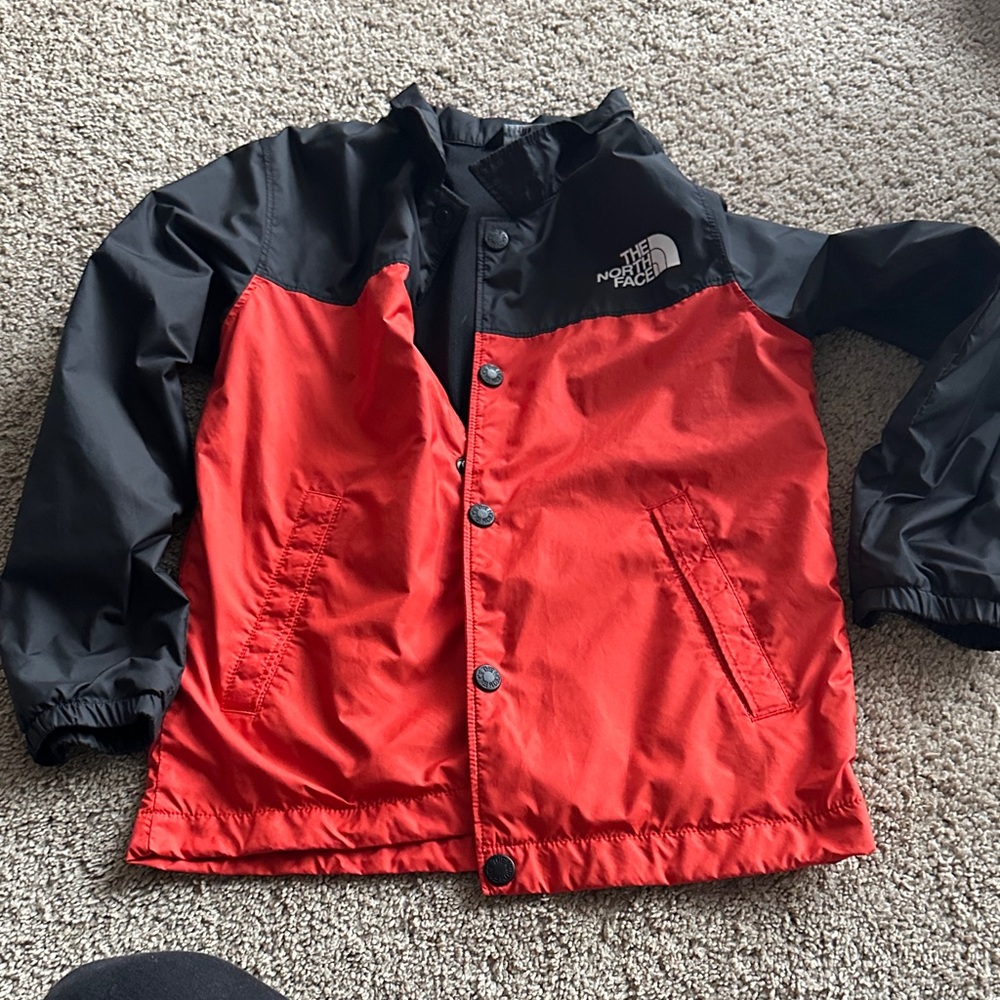 The North Face Kids Red and Black Jacket